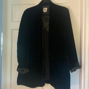 Gap Black Velvet Blazer